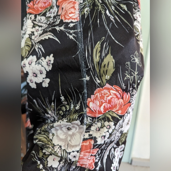 80s Vintage Floral Dress - Picture 8 of 9